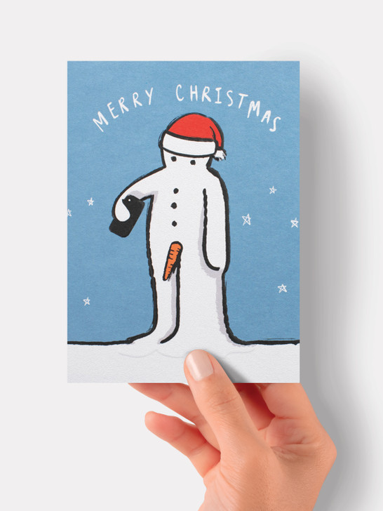 Show Us Your Carrot - 4.75” x 6.75" Christmas Card