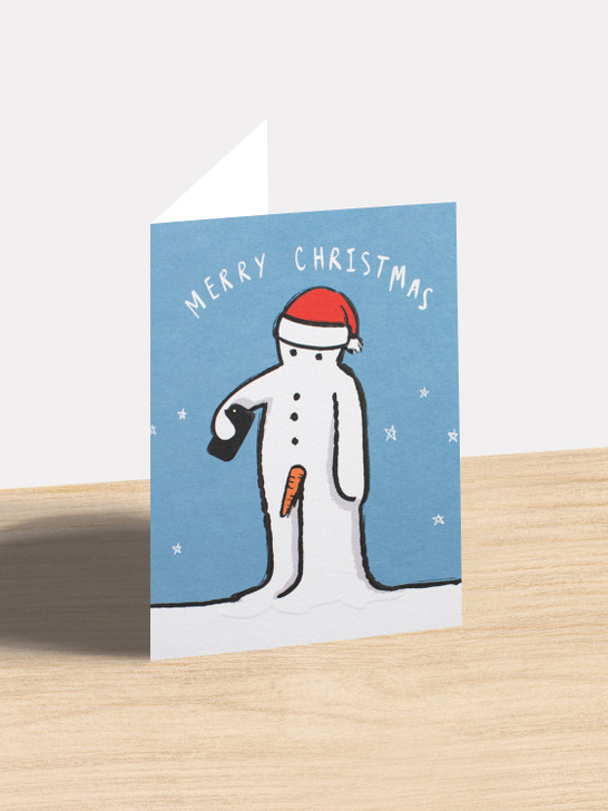 Show Us Your Carrot - 4.75” x 6.75" Christmas Card