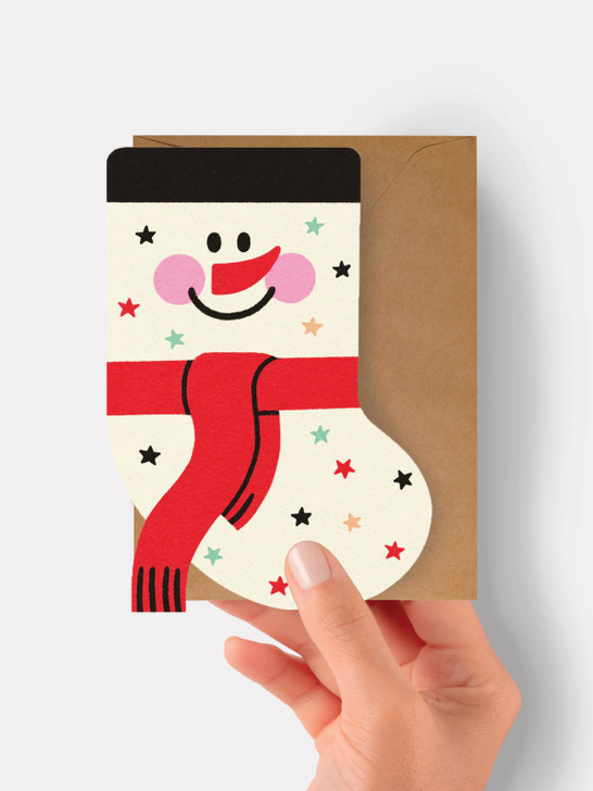 Stocking- 4 x 6 Christmas Card