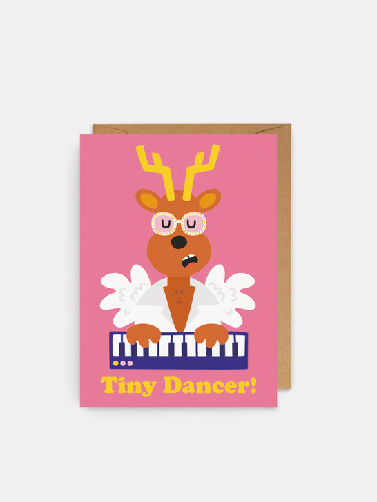 Tiny Dancer - 4 x 6 Christmas Card