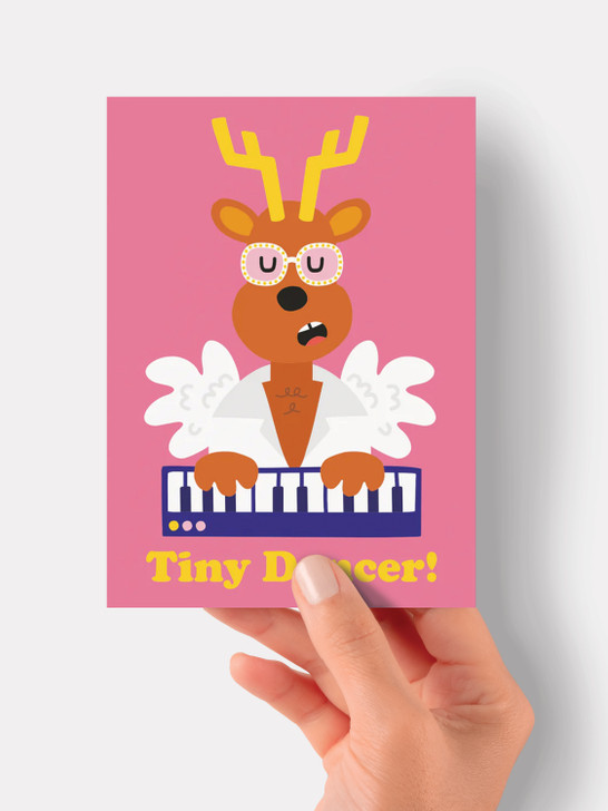 Tiny Dancer - 4 x 6 Christmas Card