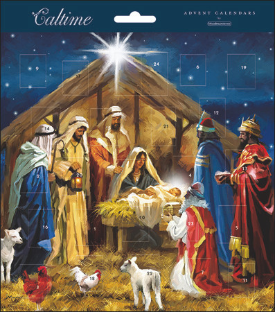 TO THE MANGER - 8.5 x 9.5" ADVENT CALENDAR