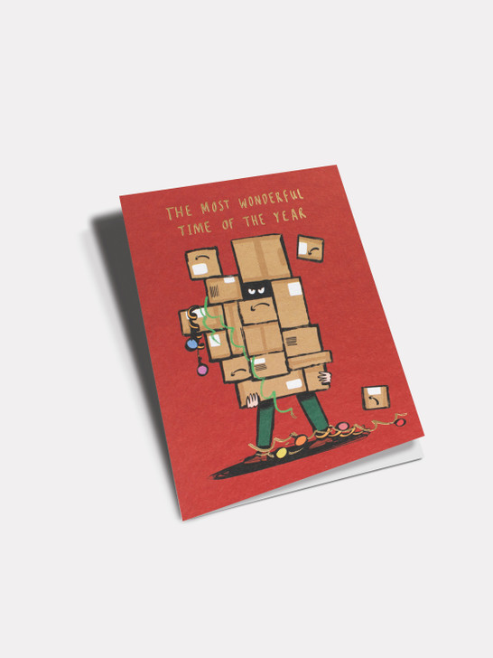 Wonderful Time Of Year - 4.75” x 6.75" Christmas Card