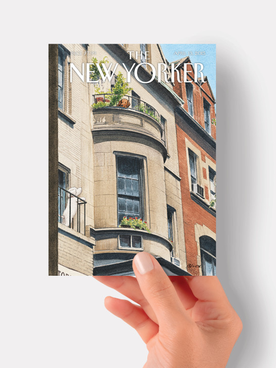 Balcony Scene | New Yorker Cover Card