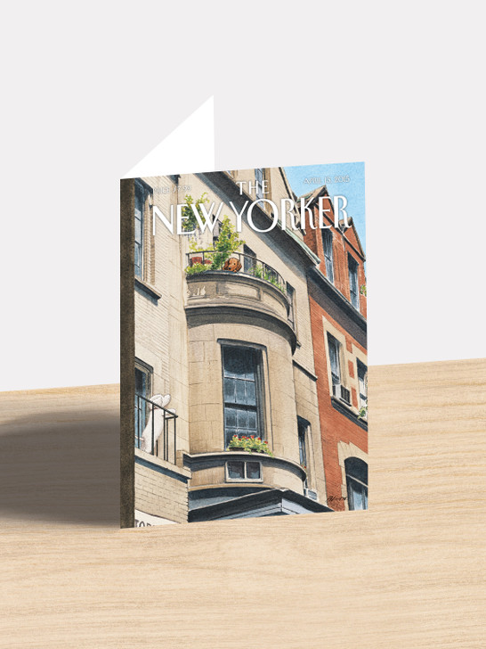 Balcony Scene | New Yorker Cover Card