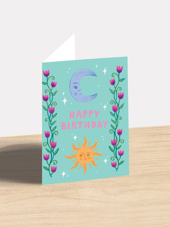 Birthday Sun And Moon | Birthday Card | Earlybird
