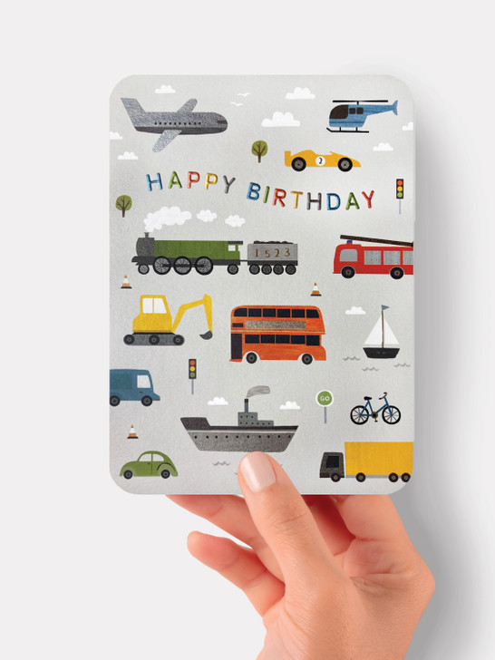Birthday Transport | Birthday Card | James Ellis