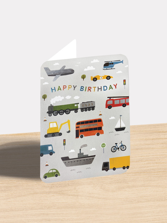 Birthday Transport | Birthday Card | James Ellis