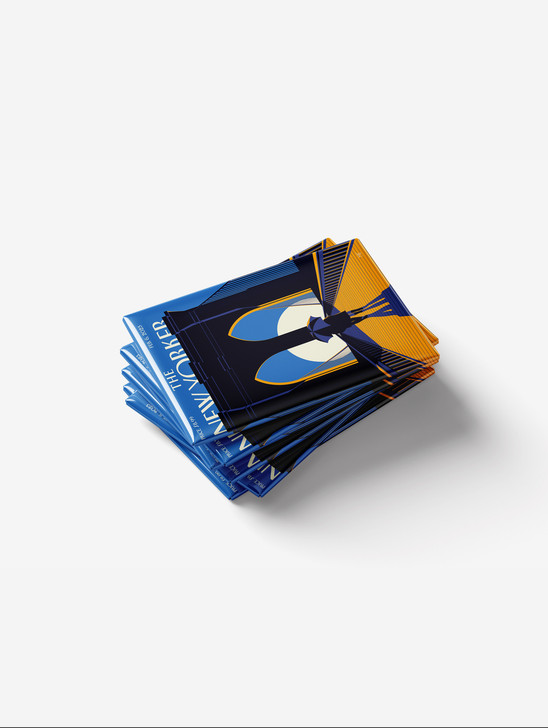 Brooklyn Bridge Sunset Hard Magnet | New Yorker Card