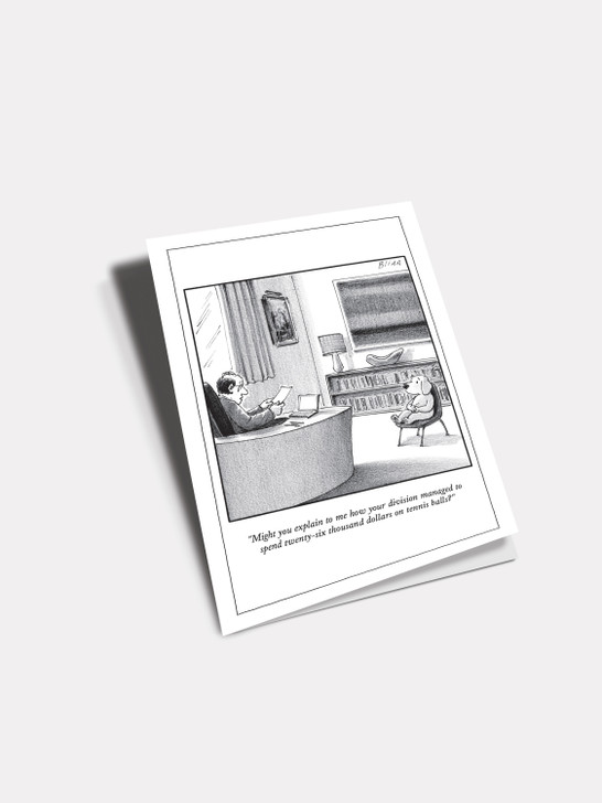 Business Expenses | New Yorker Cartoon Card
