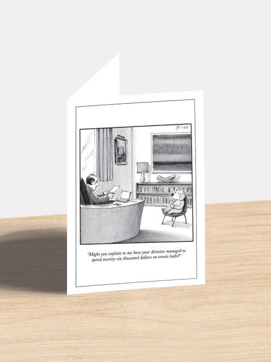 Business Expenses | New Yorker Cartoon Card