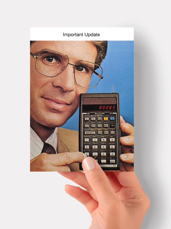Calculator | All Occasions Card | Kiss Me Kwik