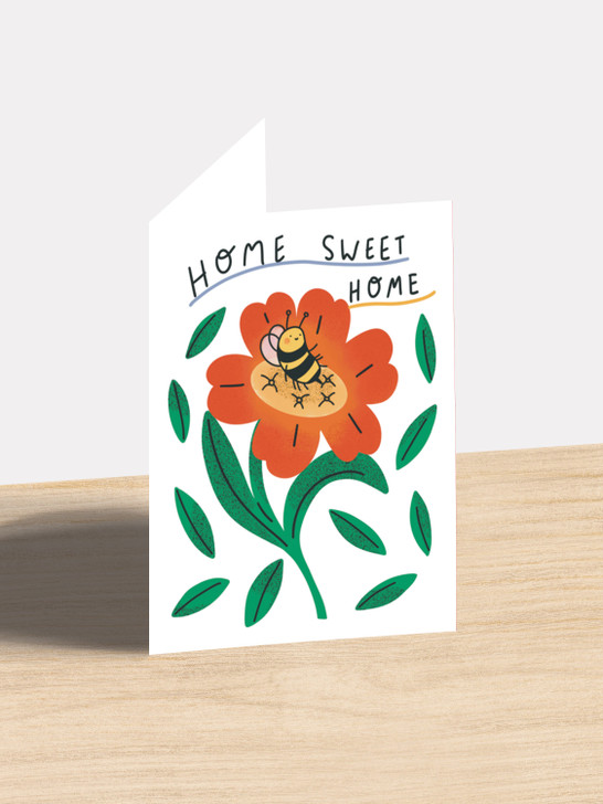 Cozy Bee New Home | All Occasions Card | Kitty Kenda