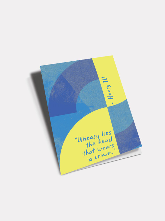 Crown - Shakespeare | All Occasions Card | Shakespeare