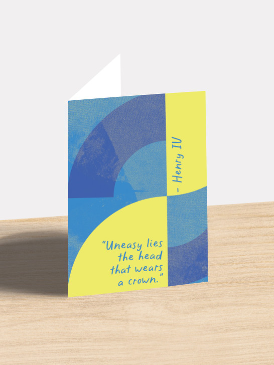 Crown - Shakespeare | All Occasions Card | Shakespeare