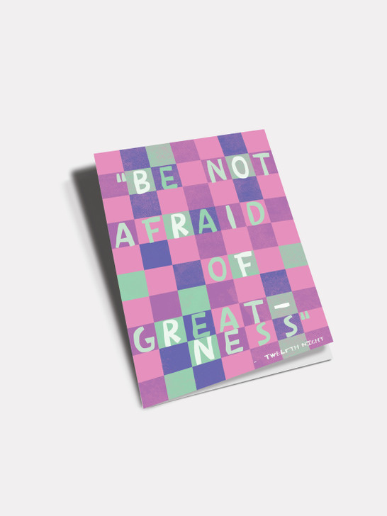 Greatness - Shakespeare | All Occasions Card | Shakespeare