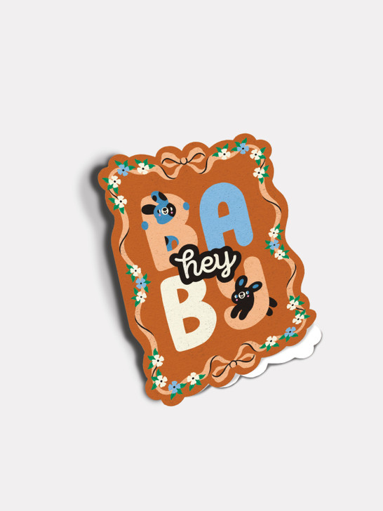 Hey Baby | All Occasions Card | Studio Boketto