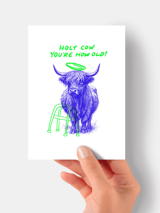 Holy Highland Cow | Birthday Card | Jolly Awesome