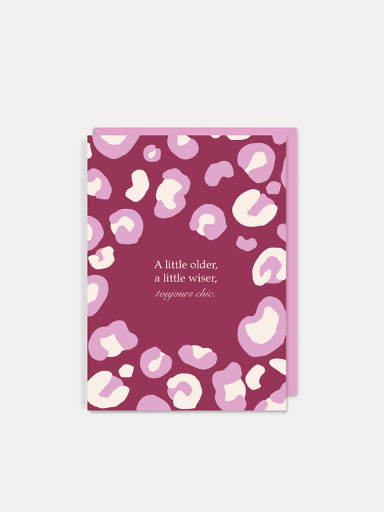 Little Wiser | Birthday Card | Rue Madeleine