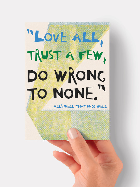 Love All - Shakespeare | All Occasions Card | Shakespeare