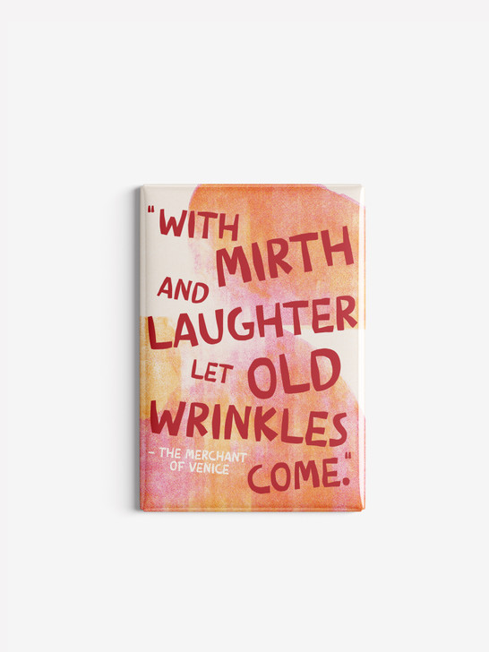 Mirth And Laughter - Shakespeare | Hard Magnet | Shakespeare