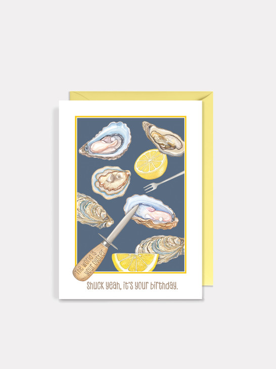 Oysters | Birthday Card | Sugarhouse Greetings
