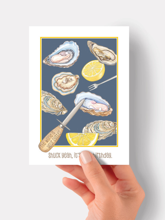 Oysters | Birthday Card | Sugarhouse Greetings