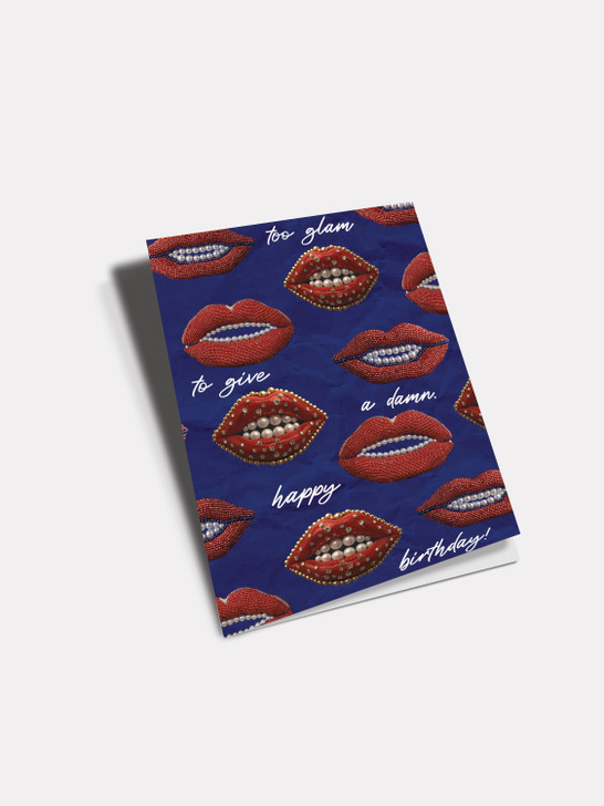 Too Glam | Birthday Card | Number 6