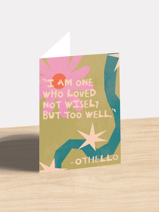 Too Well - Shakespeare | All Occasions Card | Shakespeare