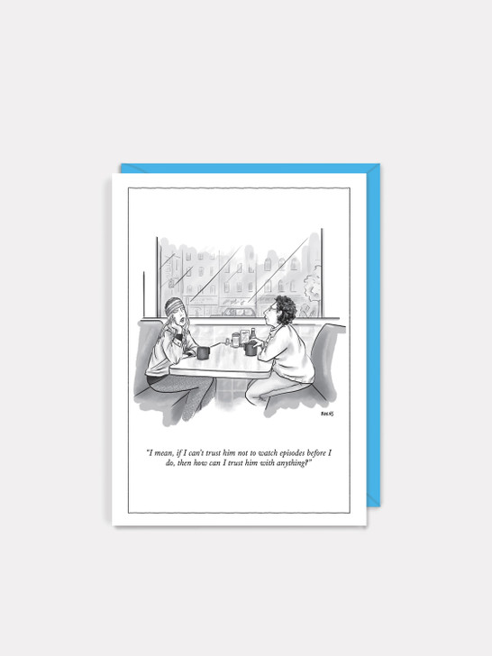 Trust Issues | New Yorker Cartoon Card