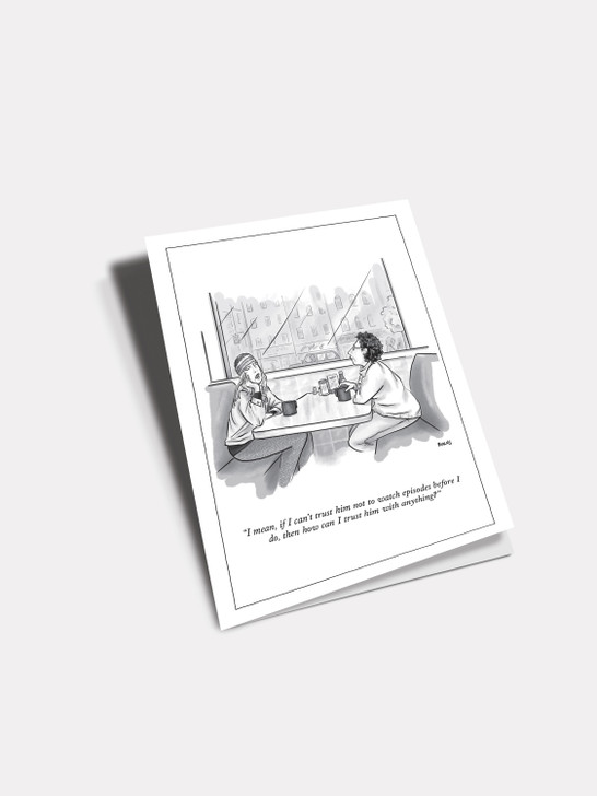 Trust Issues | New Yorker Cartoon Card