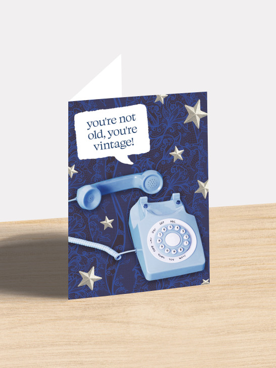 Vintage | Birthday Card | Number 6