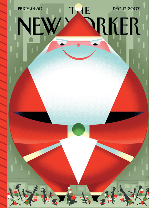 Santa's Little Schleppers - New Yorker Cover Christmas Card - NYVX001