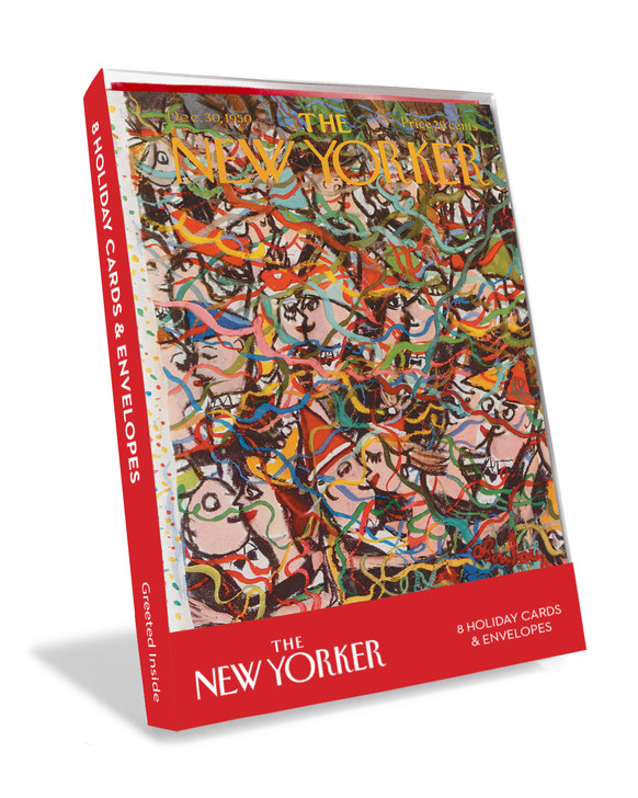 New Years Eve Dancing | New Yorker Christmas Cover Card