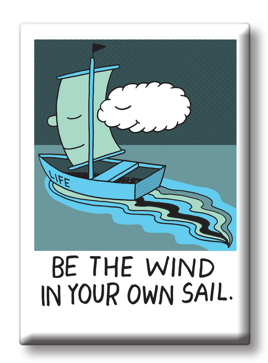 JVMAG12 - BE THE WIND IN YOUR SAIL MAGNET