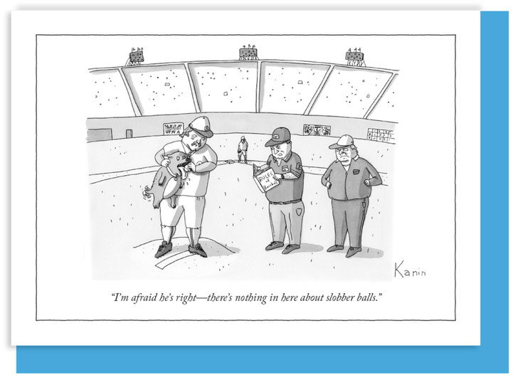 Slobber Balls - New Yorker Cartoon Card - NYC180