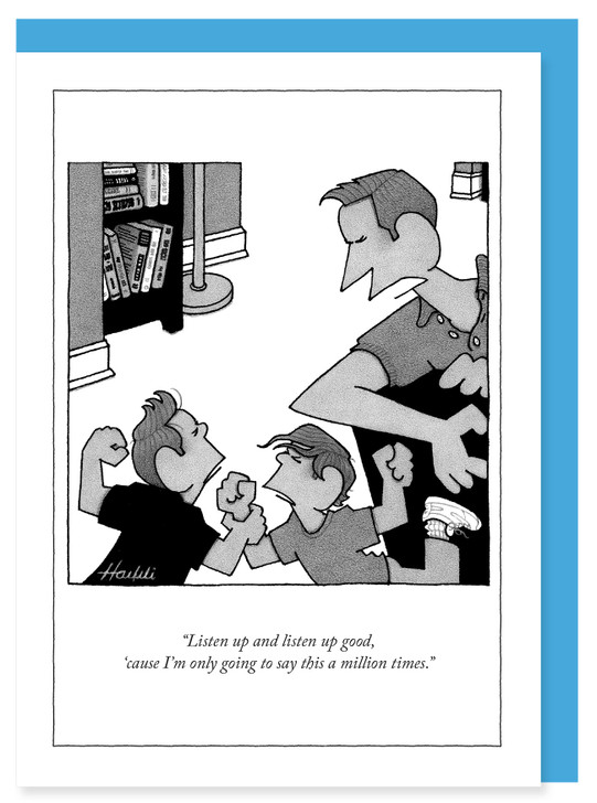 Listen Up - New Yorker Cartoon Card - NYC208