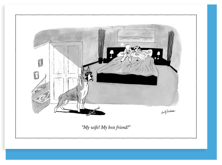 My Wife! My Best Friend! - New Yorker Cartoon Card
