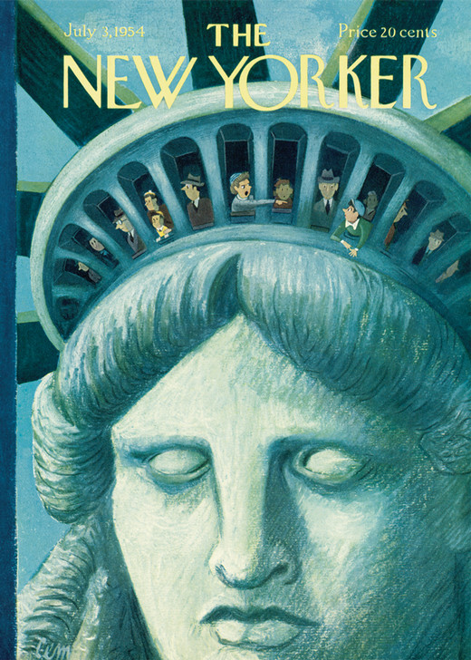 Lady Liberty - New Yorker Cover Card - NYV006