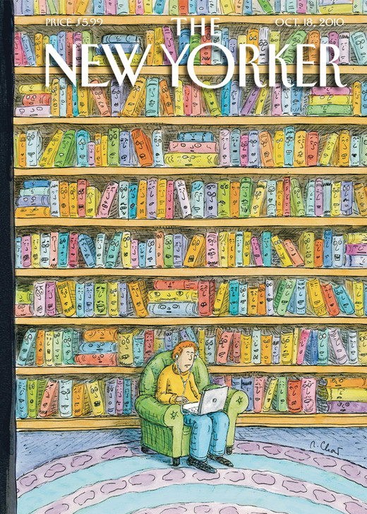 Shelved - New Yorker Cover Card - NYV008