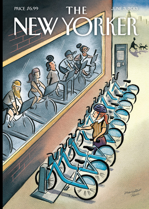 Urban Cycles - New Yorker Cover Card - NYV096