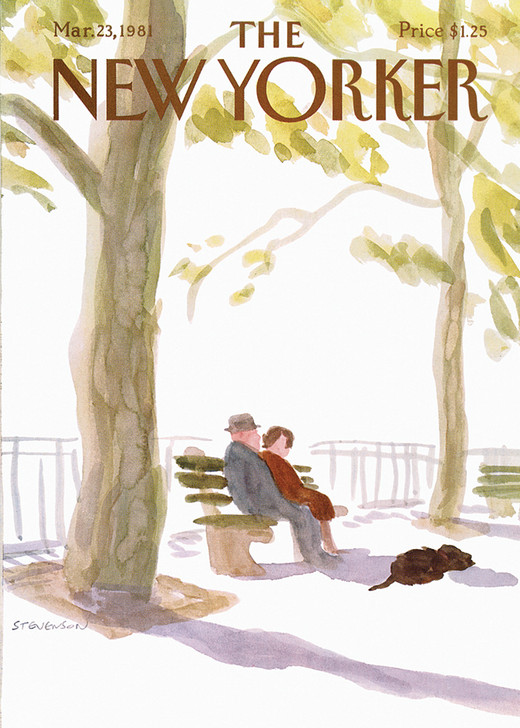 Afternoon In The Park - New Yorker Cover Card - NYV118