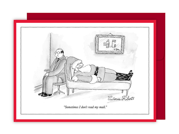 Read My Mail - New Yorker Cartoon Christmas Card - NYX053