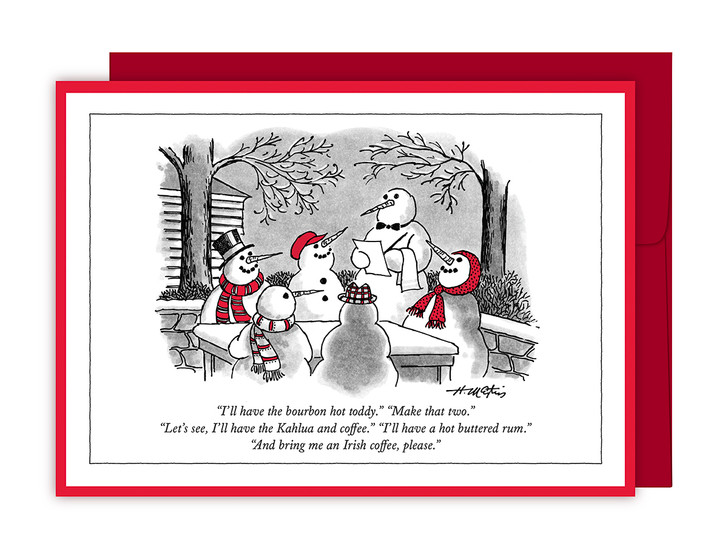 Warm Drinks Christmas Cards | New Yorker Christmas Card