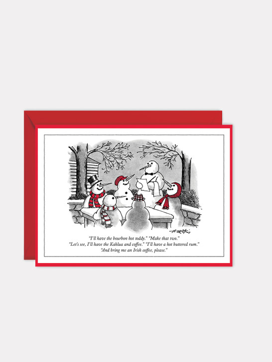 Warm Drinks Christmas Cards | New Yorker Christmas Card