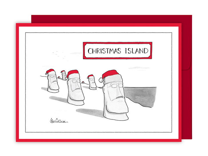 Christmas Island - New Yorker Cartoon Christmas Card - NYX073