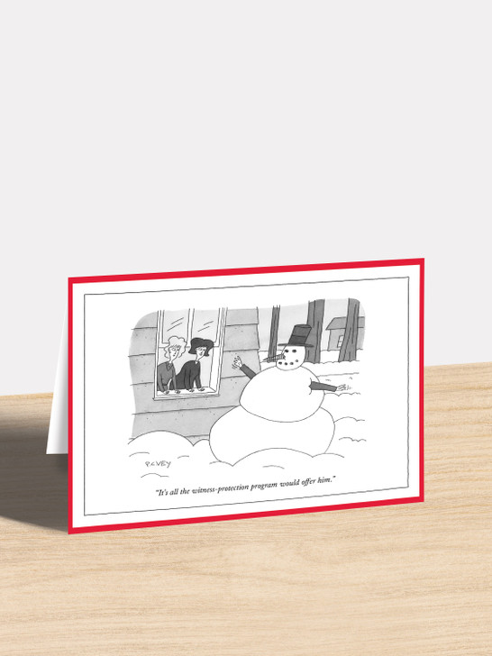 Witness Protection Christmas Cards | New Yorker Christmas Card