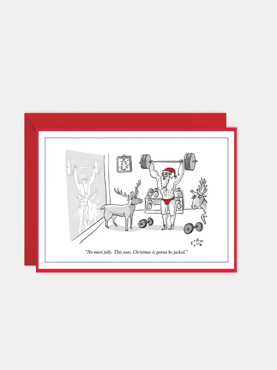 No More Jolly | New Yorker Christmas Card