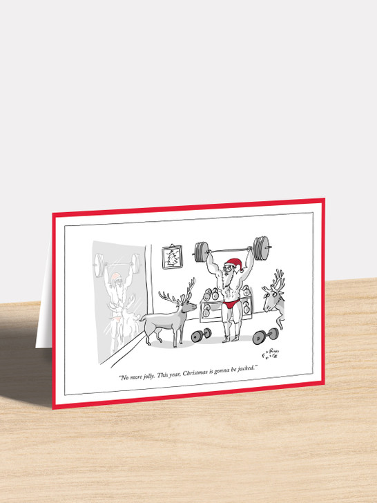 No More Jolly | New Yorker Christmas Card