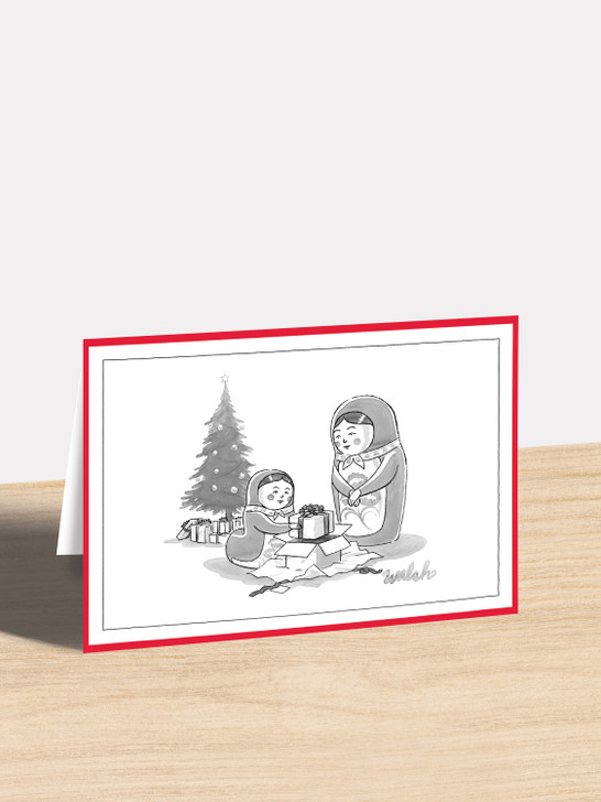 Nesting Doll Christmas Gifts | New Yorker Christmas Card